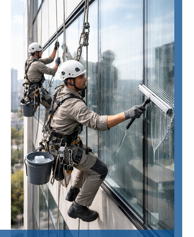 Мойка окон альпинистами в Донском от 4559 р. | ВЫСОТНИК-Днс