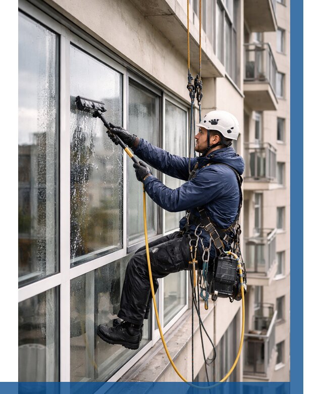 Мойка балконного остекления в Донском от 3546 р. | ВЫСОТНИК-Днс