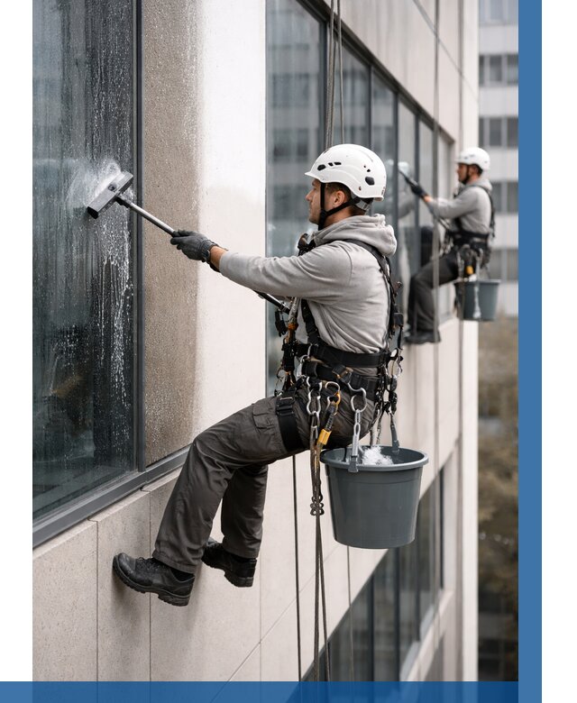 Мойка фасадов зданий в Донском под ключ от 355 р. | ВЫСОТНИК-Днс