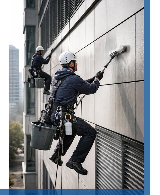 Мойка вентилируемого фасада в Донском от 253 р. | ВЫСОТНИК-Днс