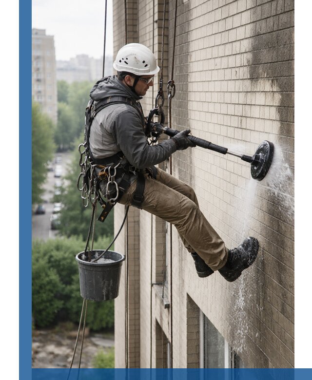 Очистка фасада от копоти в Донском профессионально и безопасно