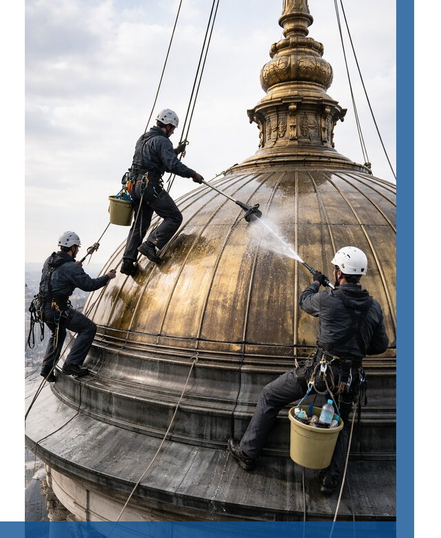 Мойка куполов и шпилей в Донском от 8106 р. - заказать | ВЫСОТНИК-Днс