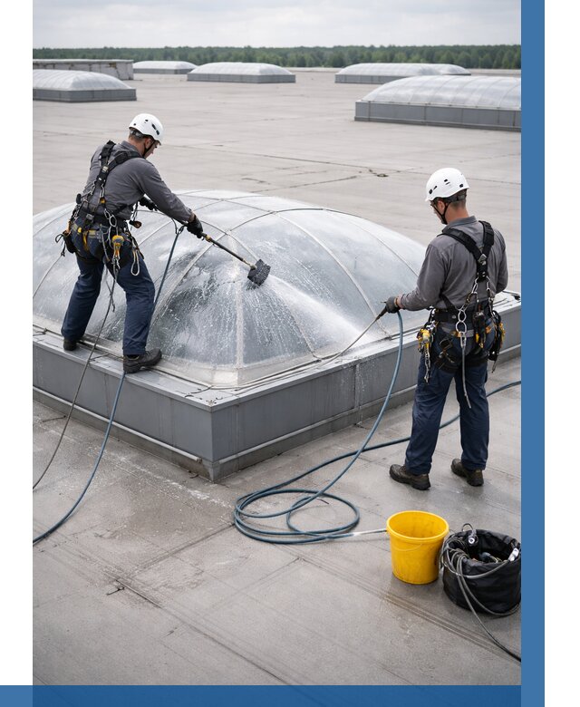 Мойка зенитных фонарей в Донском, заказать от 4559 р. | ВЫСОТНИК-Днс