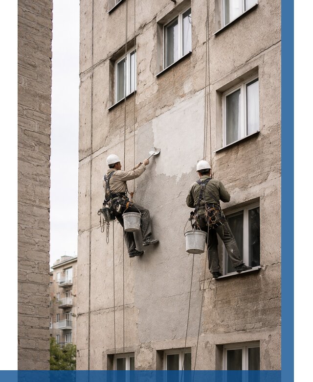 Косметический ремонт фасада в Донском от 1115 р. | ВЫСОТНИК-Днс