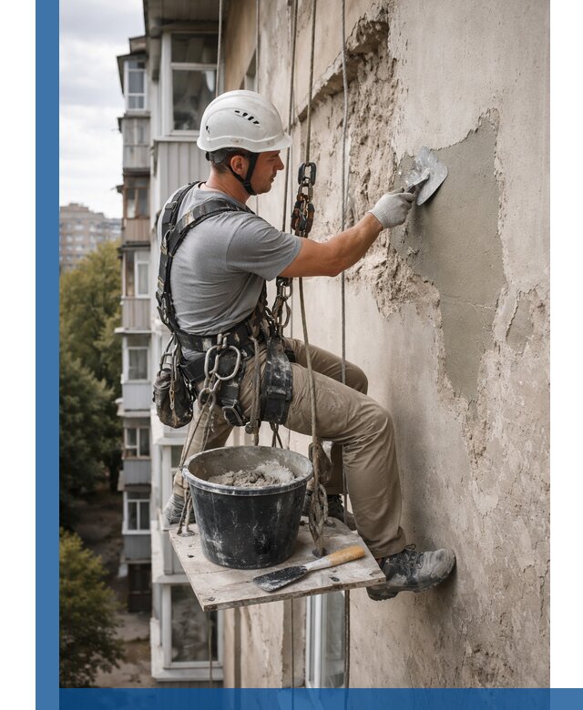 Восстановление фасадной штукатурки в Донском с гарантией качества