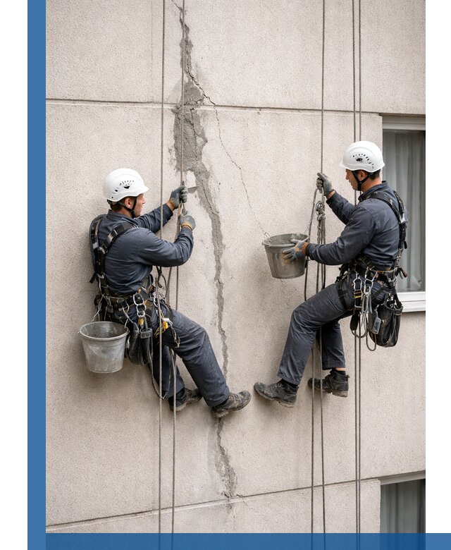 Заделка трещин на фасаде в Донском с гарантийным ремонтом