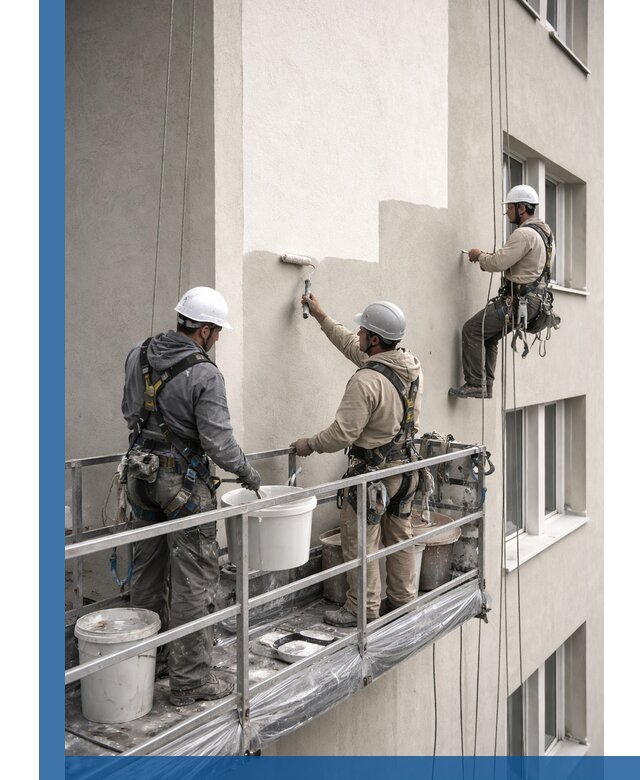 Покраска оштукатуренного фасада в Донском под ключ с гарантией