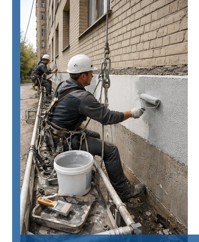 Окраска цоколя здания в Донском профессионально и надежно