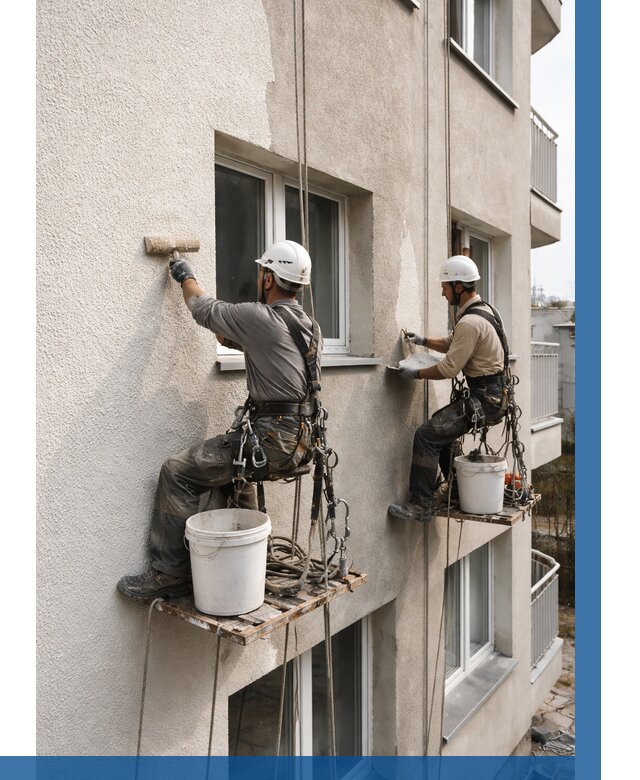 Нанесение короеда на фасад в Донском от 456 р. | ВЫСОТНИК-Днс