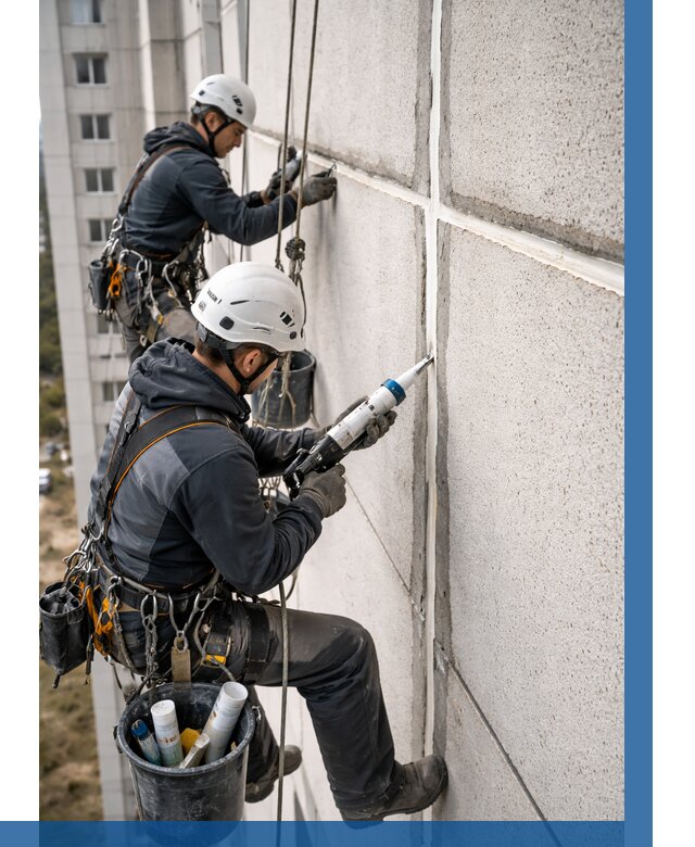 Герметизация межпанельных швов в Донском от 709 р. | ВЫСОТНИК-Днс