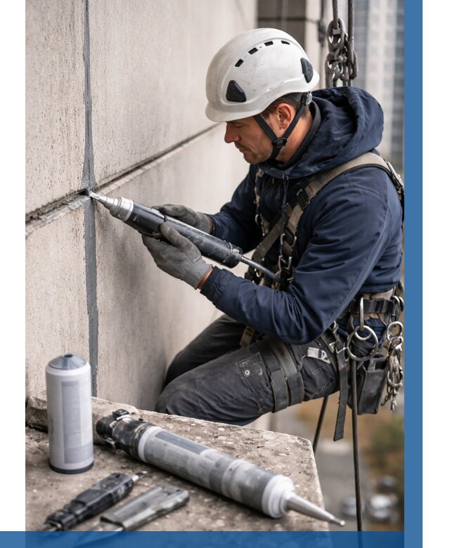 Вторичная герметизация швов в Донском от 456 р. | ВЫСОТНИК-Днс