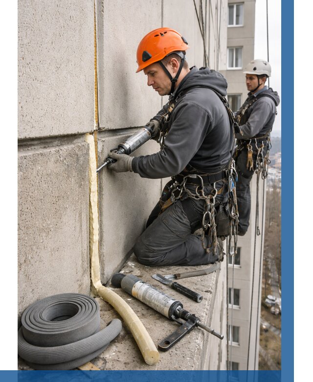 Теплый шов межпанельные швы в Донском от 709 р. | ВЫСОТНИК-Днс