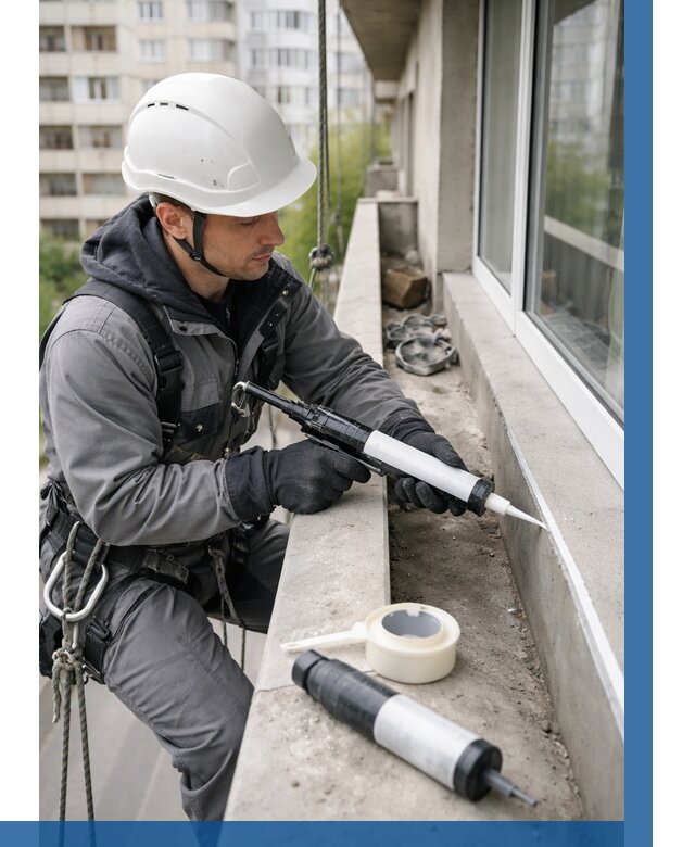 Герметизация швов лоджии в Донском от 4559 р. | ВЫСОТНИК-Днс