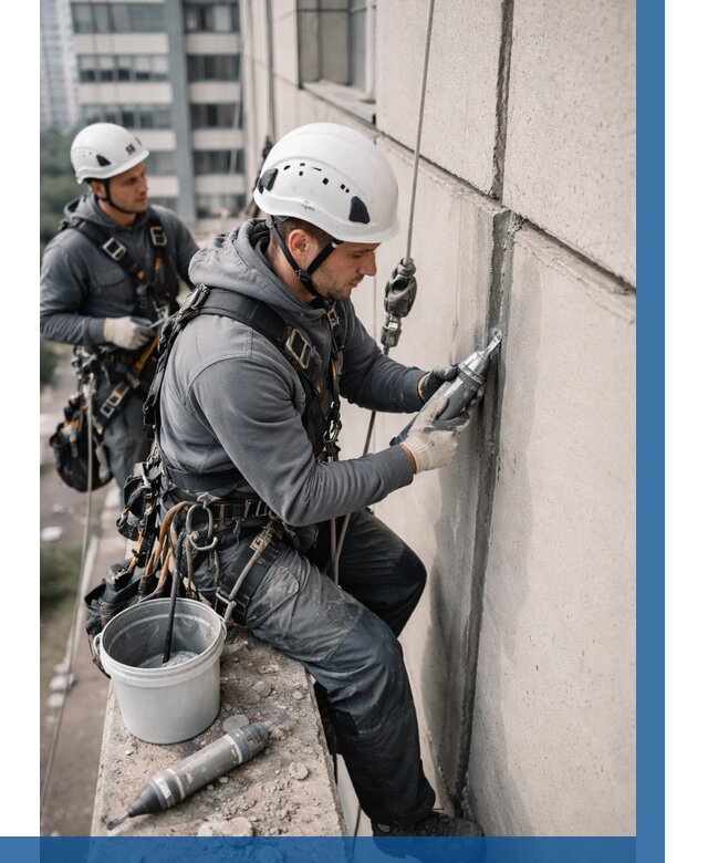 Ремонт деформационных швов здания в Донском от 1013 р. | ВЫСОТНИК-Днс