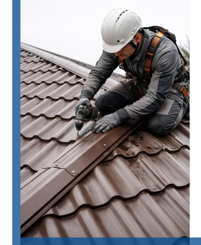 Ремонт металлочерепицы на крыше в Донском профессионально