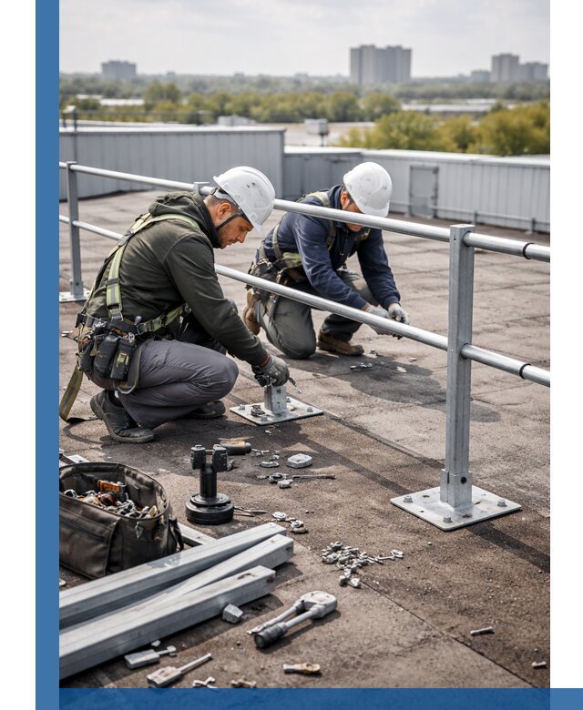 Монтаж кровельного ограждения в Донском под ключ с гарантией