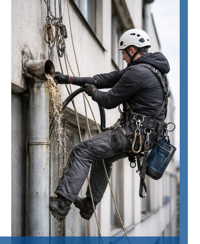 Прочистка водосточных труб в Донском от 3546 р. | ВЫСОТНИК-Днс