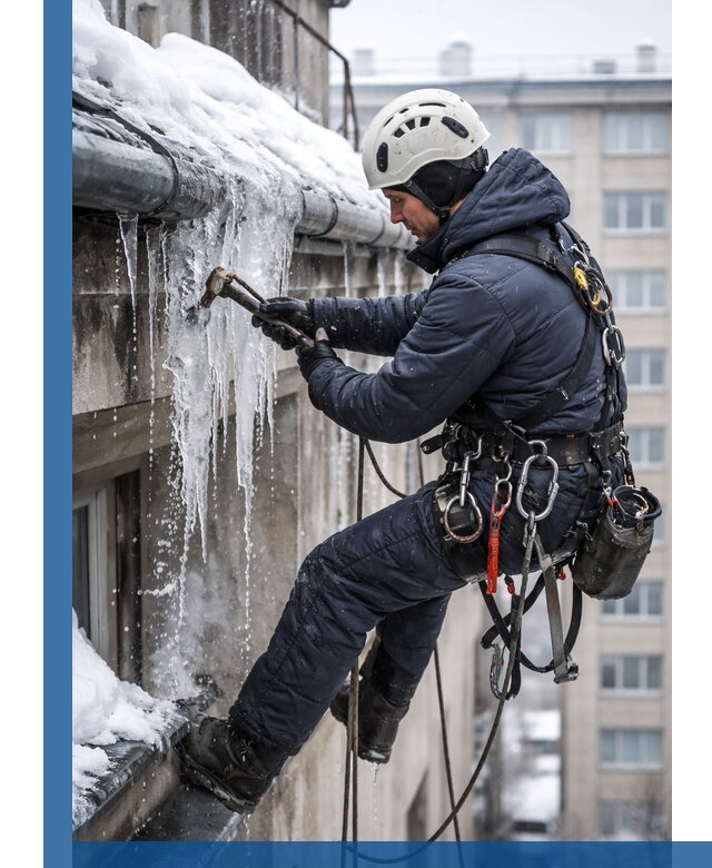 Удаление наледи и чистка водостоков в Донском оперативно и безопасно