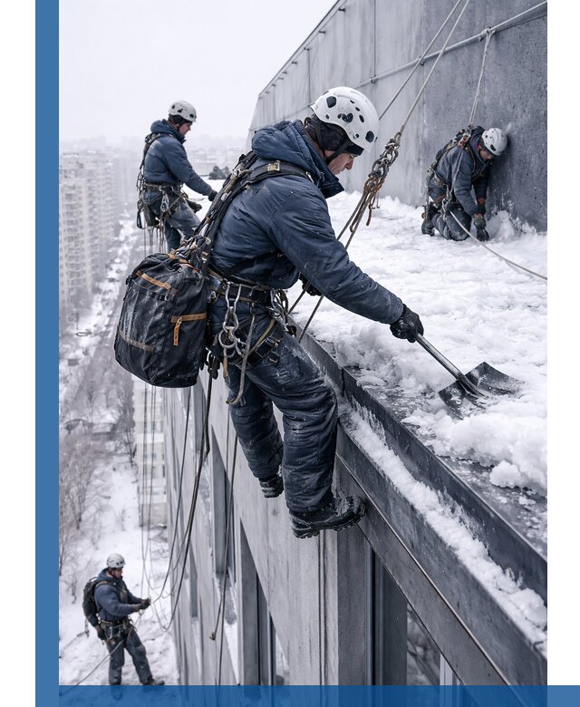 Абонентское обслуживание кровли зимой в Донском регулярный уход