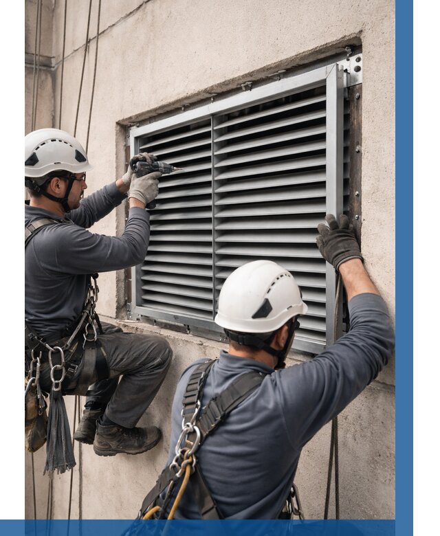 Монтаж вентиляционных решеток в Донском от 4559 р. | ВЫСОТНИК-Днс