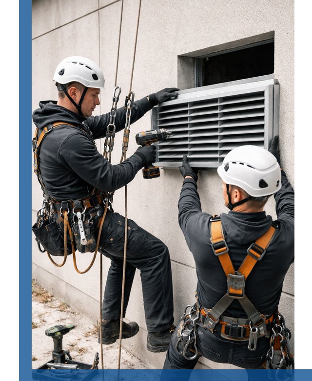 Монтаж вентиляционных решеток в Донском профессиональный сервис