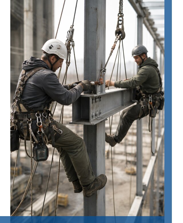 Монтаж металлоконструкций на высоте в Донском от 3546 р. | ВЫСОТНИК-Днс