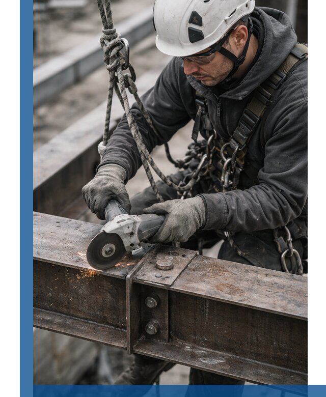 Резка металла на высоте в Донском для зданий и конструкций