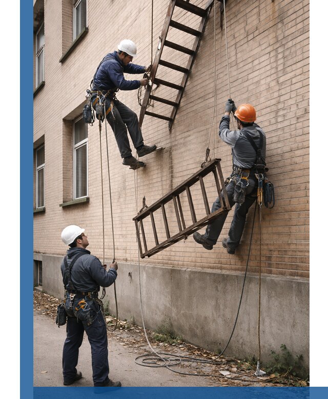 Демонтаж пожарной лестницы в Донском быстро и безопасно