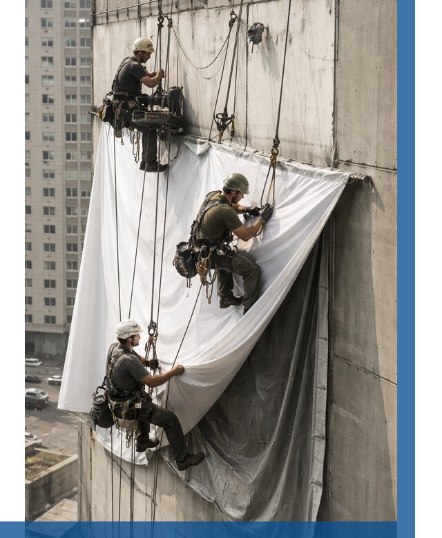 Замена баннерного полотна в Донском от 6586 р. | ВЫСОТНИК-Днс—заказать