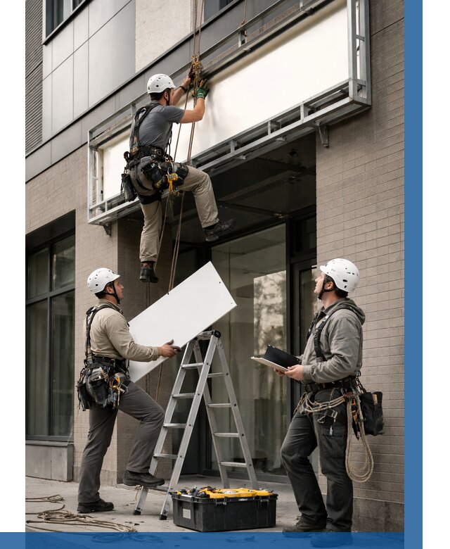 Монтаж светового короба в Донском от 6586 р. | ВЫСОТНИК-Днс