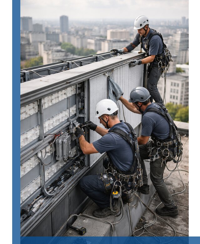 Профессиональное обслуживание крышной рекламы в Донском под ключ