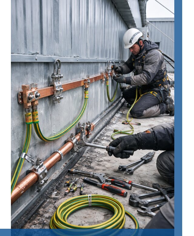 Монтаж заземления здания в Донском от 25330 р. | ВЫСОТНИК-Днс