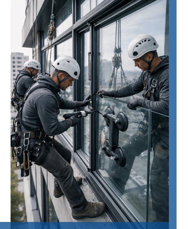 Витражное остекление зданий в Донском от 3546 р. | ВЫСОТНИК-Днс