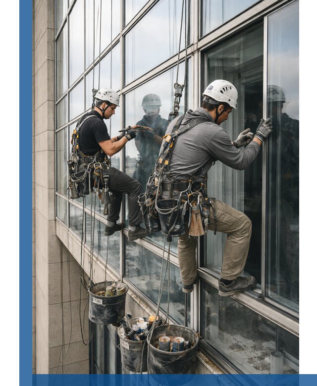 Ремонт витражных конструкций и фасадного остекления в Донском