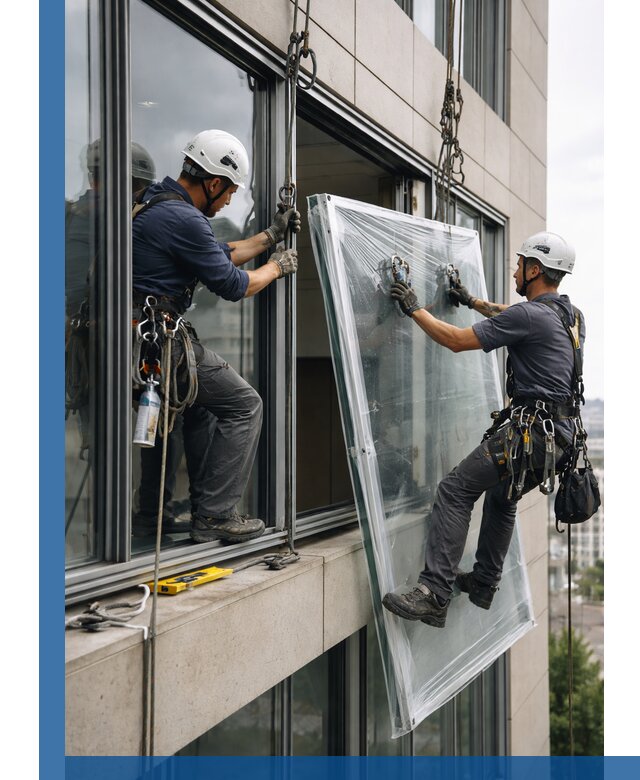 Профессиональная замена стекла в витраже в Донском с гарантией