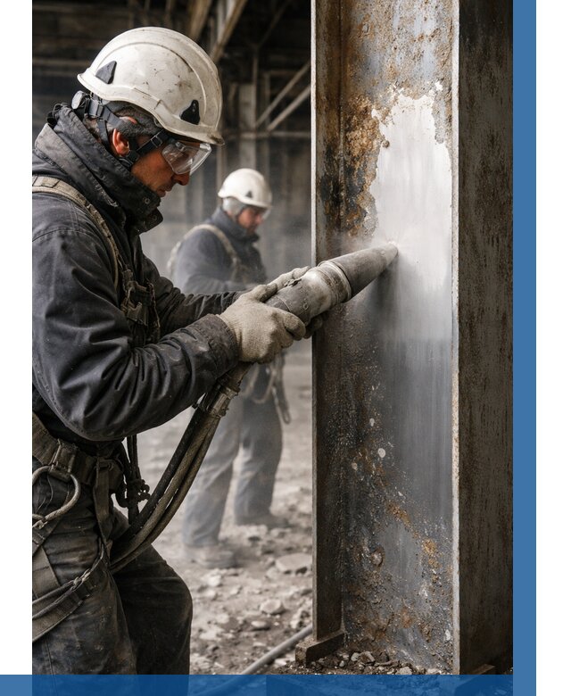 Удаление старой краски с металла в Донском от 456 р. | ВЫСОТНИК-Днс