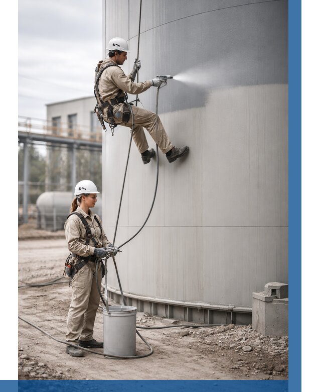 Покраска резервуаров в Донском от 1216 р. | ВЫСОТНИК-Днс — заказать