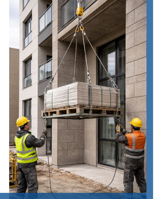 Подъем керамогранита на этаж в Донском от 3546 р. | ВЫСОТНИК-Днс