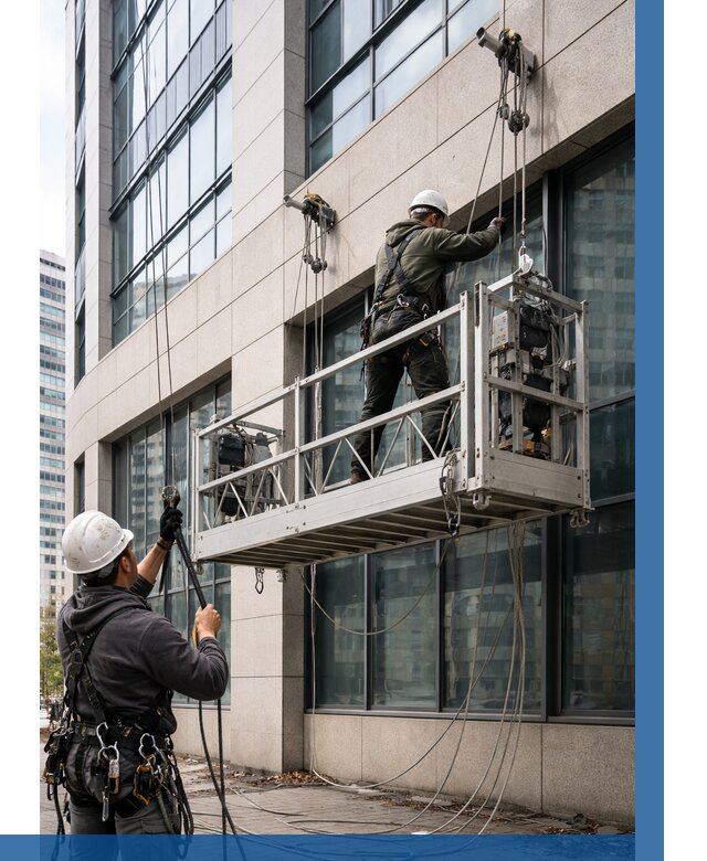 Монтаж и подъем фасадной люльки в Донском от 12158 р. | ВЫСОТНИК-Днс