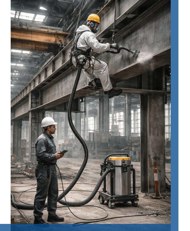 Обеспыливание конструкций в цехе в Донском от 4255 р. | ВЫСОТНИК-Днс