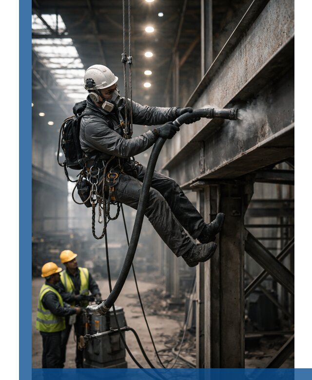 Обеспыливание конструкций в цехах промышленного производства в Донском