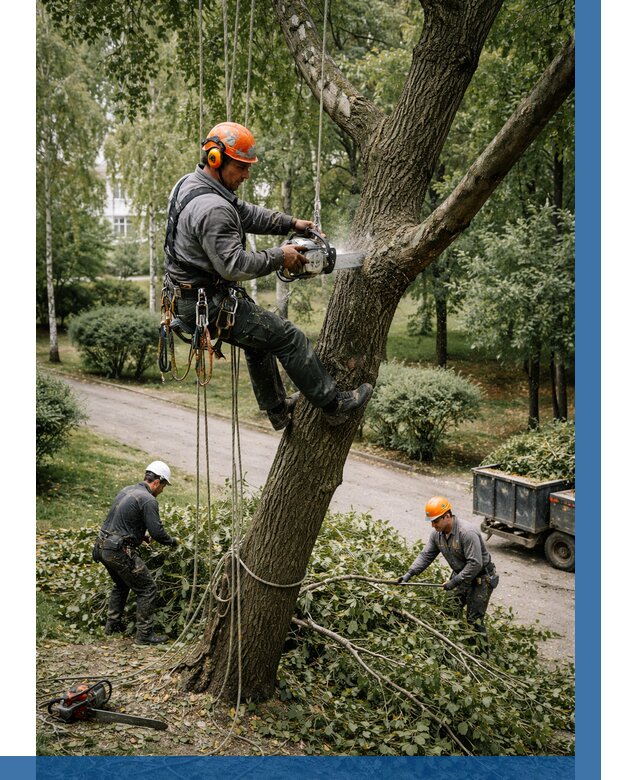 Кронирование деревьев в Донском от 6586 р. | ВЫСОТНИК-Днс
