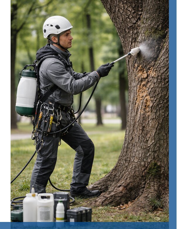 Обработка деревьев от вредителей в Донском от 4559 р. | ВЫСОТНИК-Днс