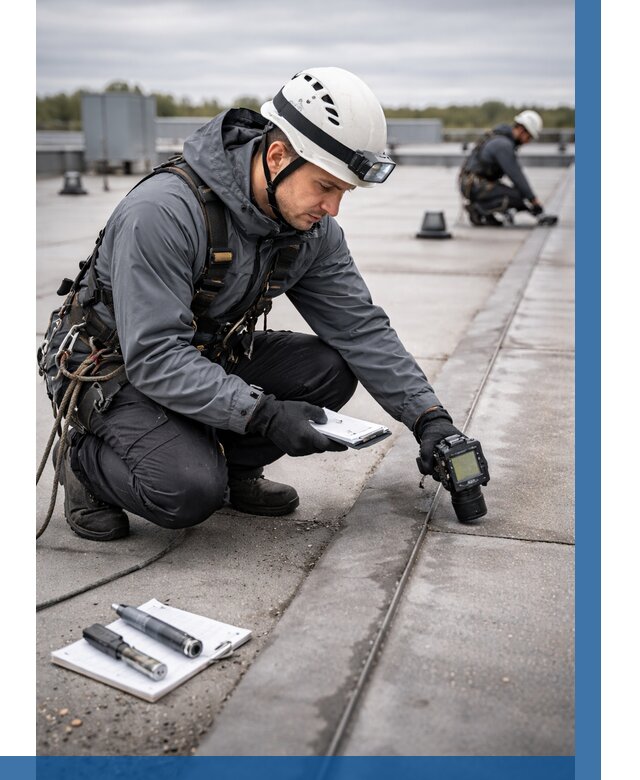 Обследование кровли на протечки в Донском от 4559 р. | ВЫСОТНИК-Днс