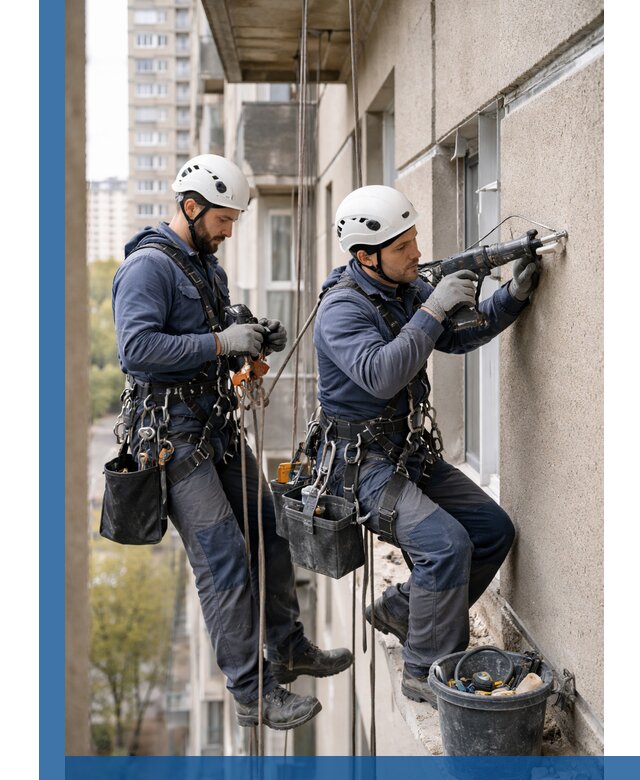 Промышленные альпинисты высотные работы и монтаж в Донском